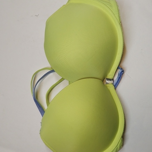 Victoria's Secret DREAM ANGELS Padded Demi Convertible Push Up Bra Yellow 32D - Picture 10 of 10
